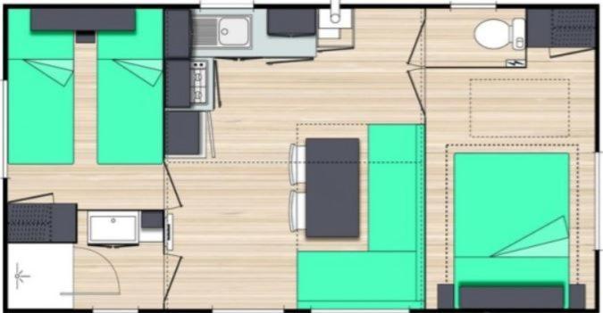 Mobil Home Camping Агде Екстериор снимка